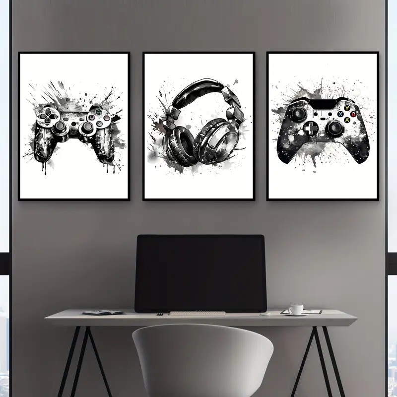 Photography Kit - 3pcs frameless Canvas Painting 3pcs/set Gaming