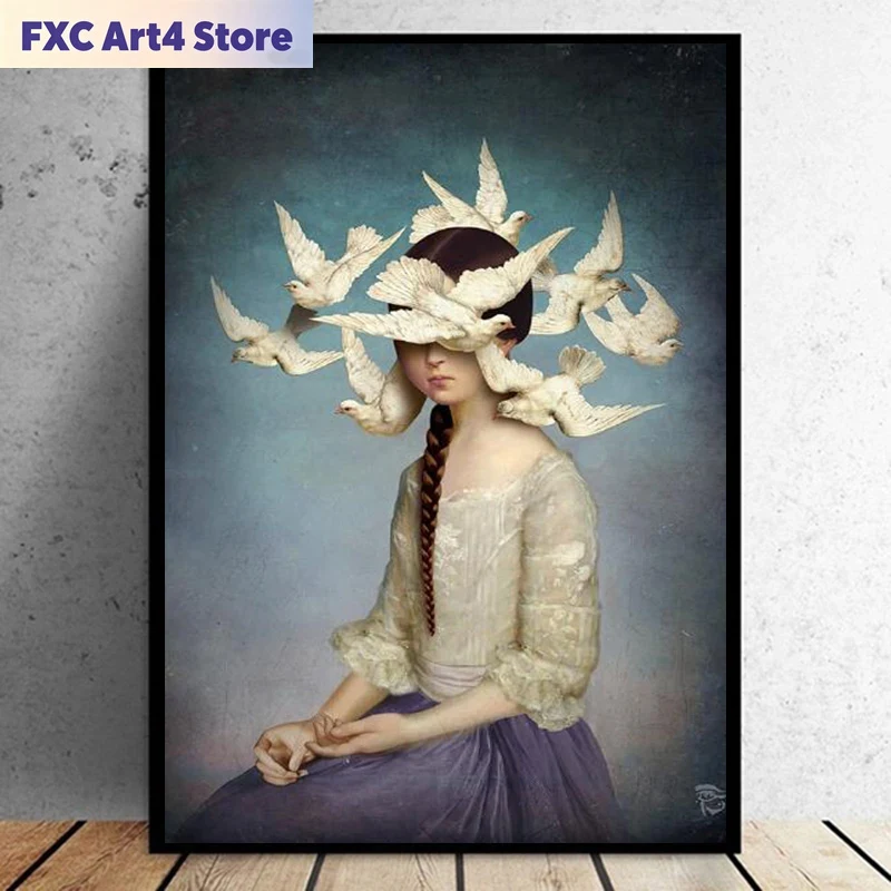 Photography Types - Frameless Nordic Modern Contracted Figure Painting
