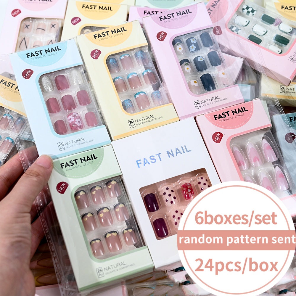 6Boxes/Set Short Square Fake N - đánh giá và giá Photography Tips