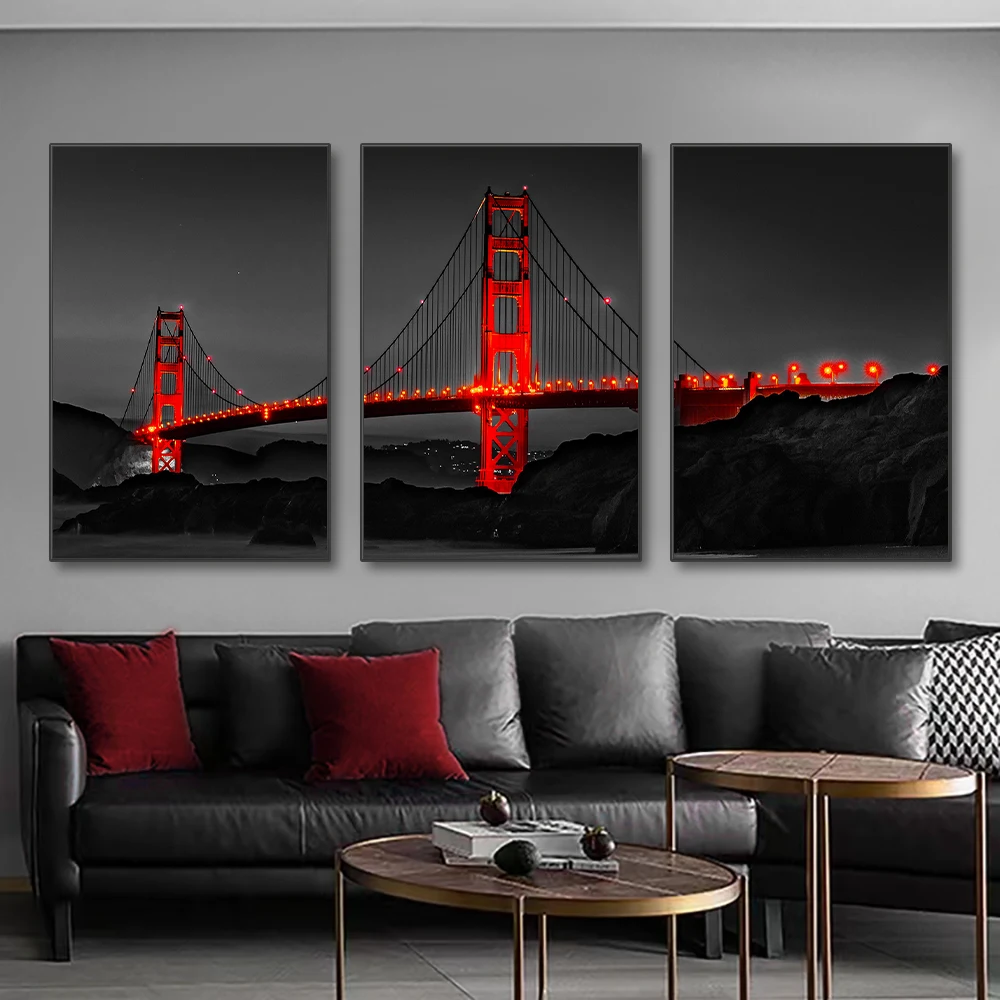 3PCS Frameless Poster Golden G - đánh giá và giá Photography Types