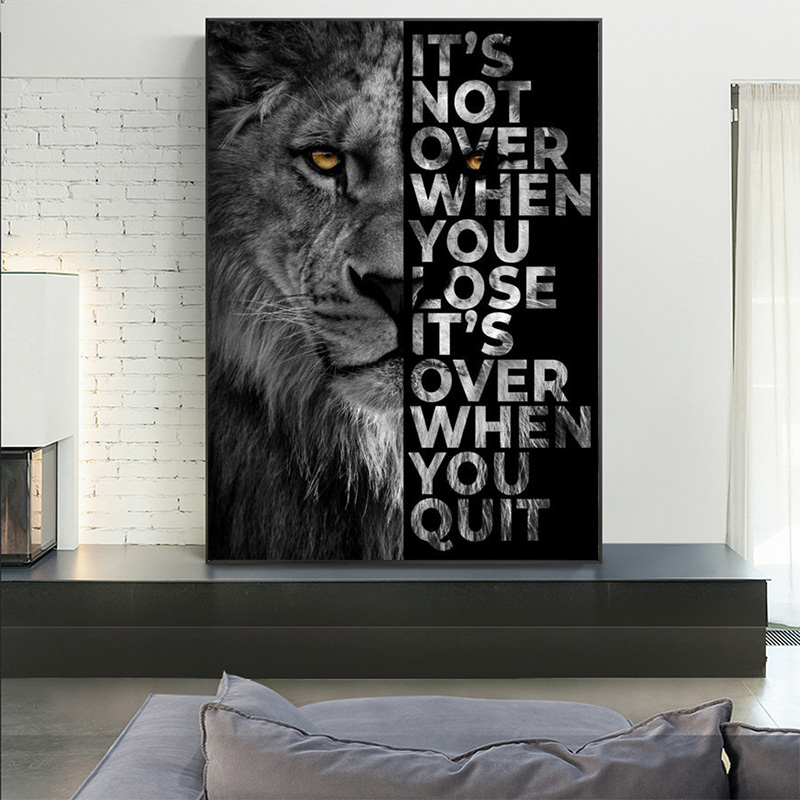 Wild Lion Letter Motivational  - đánh giá và giá Photography Types