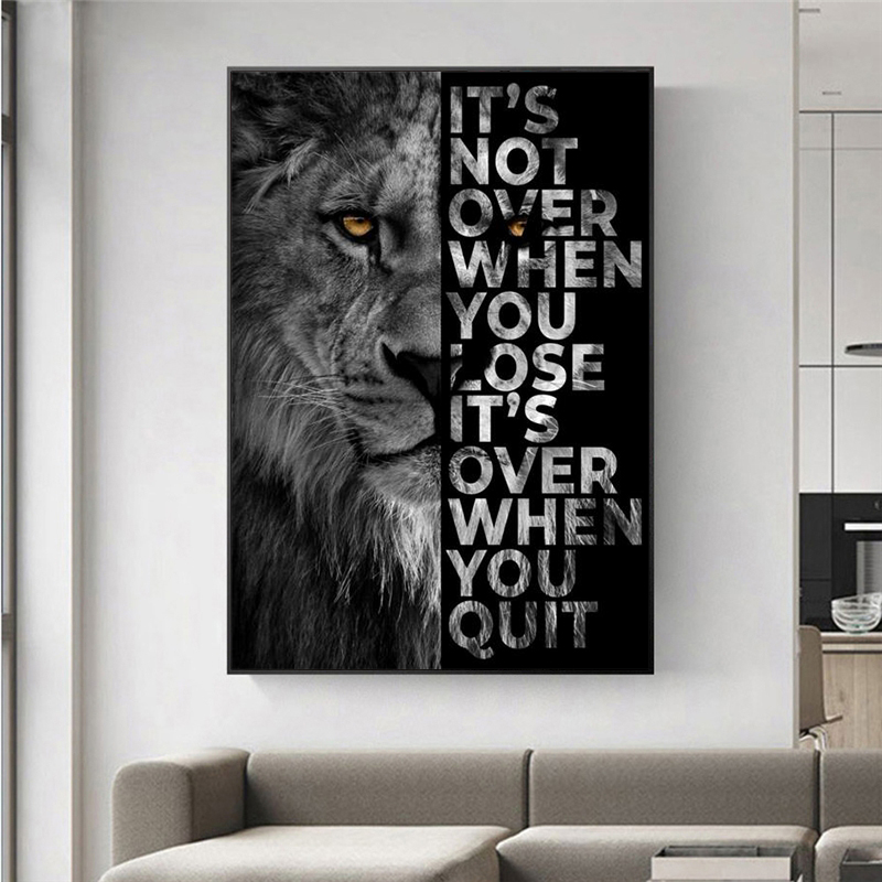 Wild Lion Letter Motivational  - đánh giá và giá Photography Types