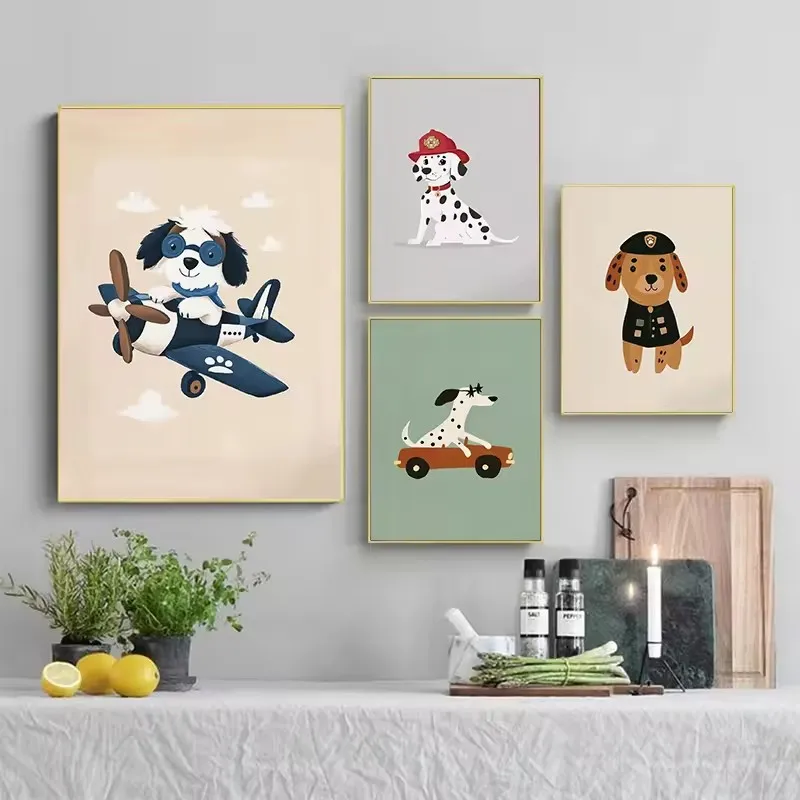 Colorful Cartoon Dog Illustrat - đánh giá và giá Photography Types